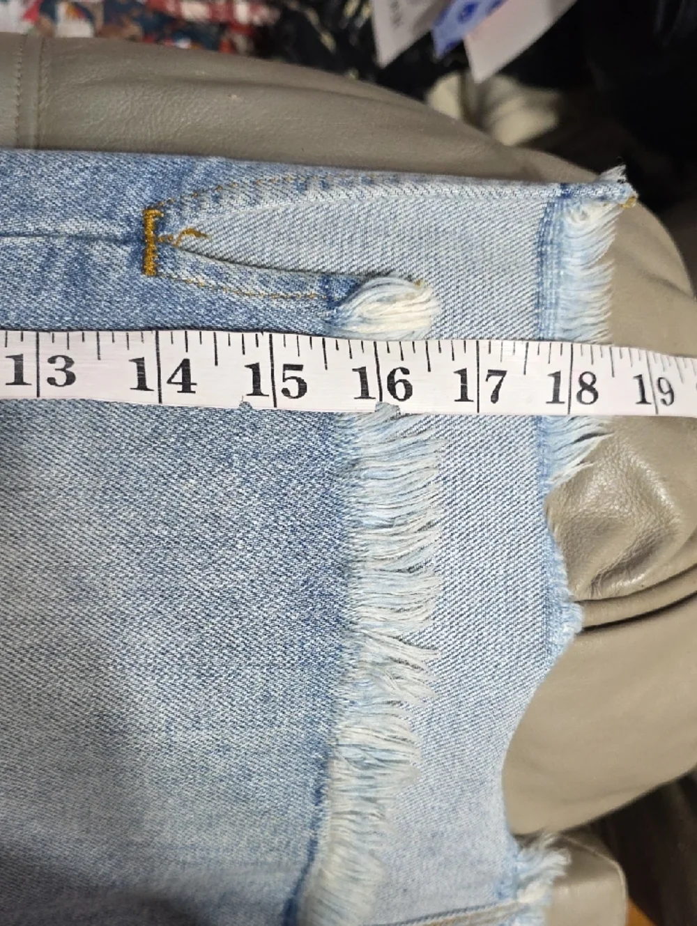 Joe's Collector's Edition Women's Denim Skirt Light Wash Frayed Hem‎ Sz 29 EUC